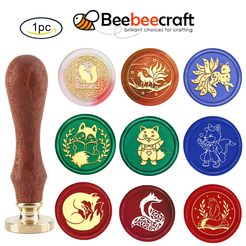 1PC Fox Moon Wax Seal Stamps R - Wax Seal Stamp Kit reseña y precio