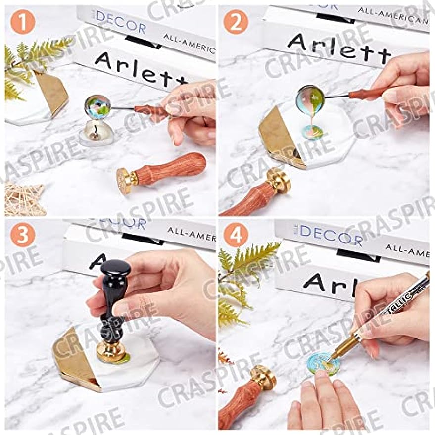 1PC Fox Moon Wax Seal Stamps R - Wax Seal Stamp Kit reseña y precio
