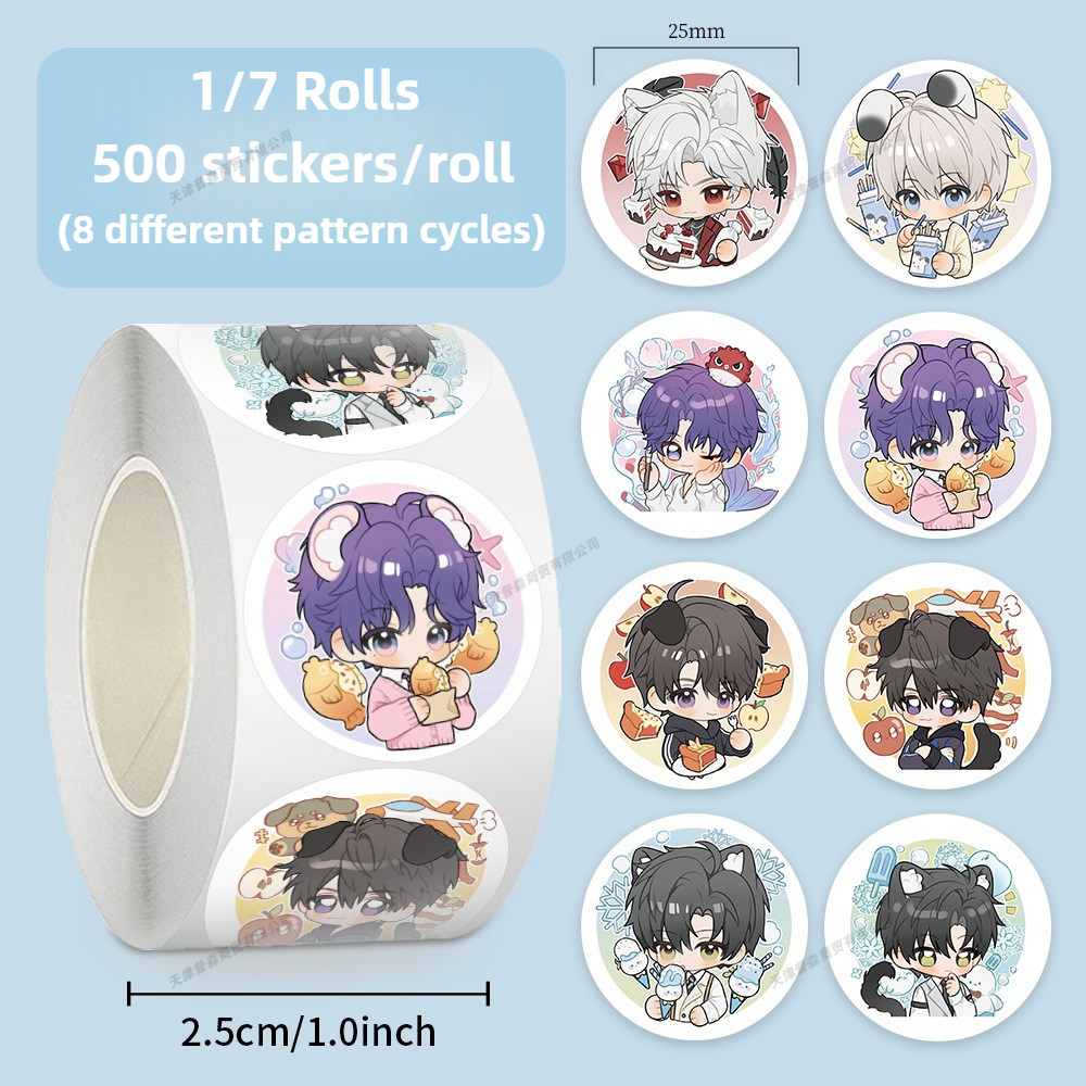 500Pcs Roll Kawaii Cartoon Sti - Memo Pad Sticky reseña y precio