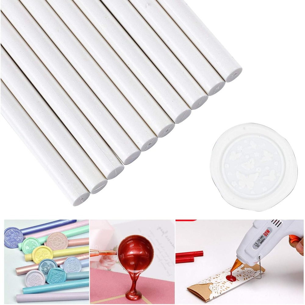 20 Pieces Glue Sealing Wax Sti - Wax Seal Stamp Kit reseña y precio