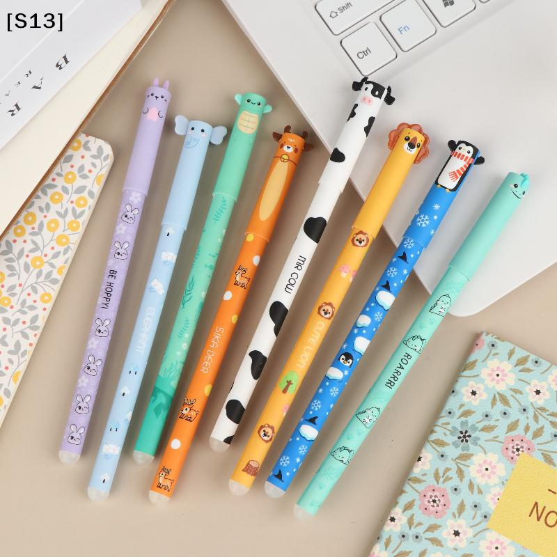 8Pcs Cartoon Animal Erasable G - Fountain Pen Ink reseña y precio