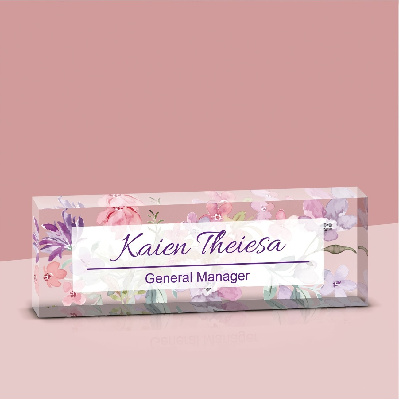 Custom Acrylic Desk Name Plate - Desk Name Plate reseña y precio