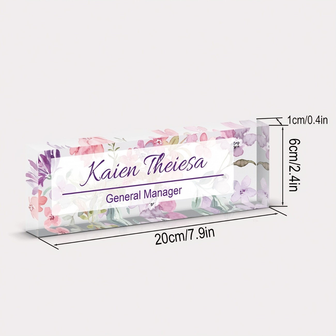 Custom Acrylic Desk Name Plate - Desk Name Plate reseña y precio