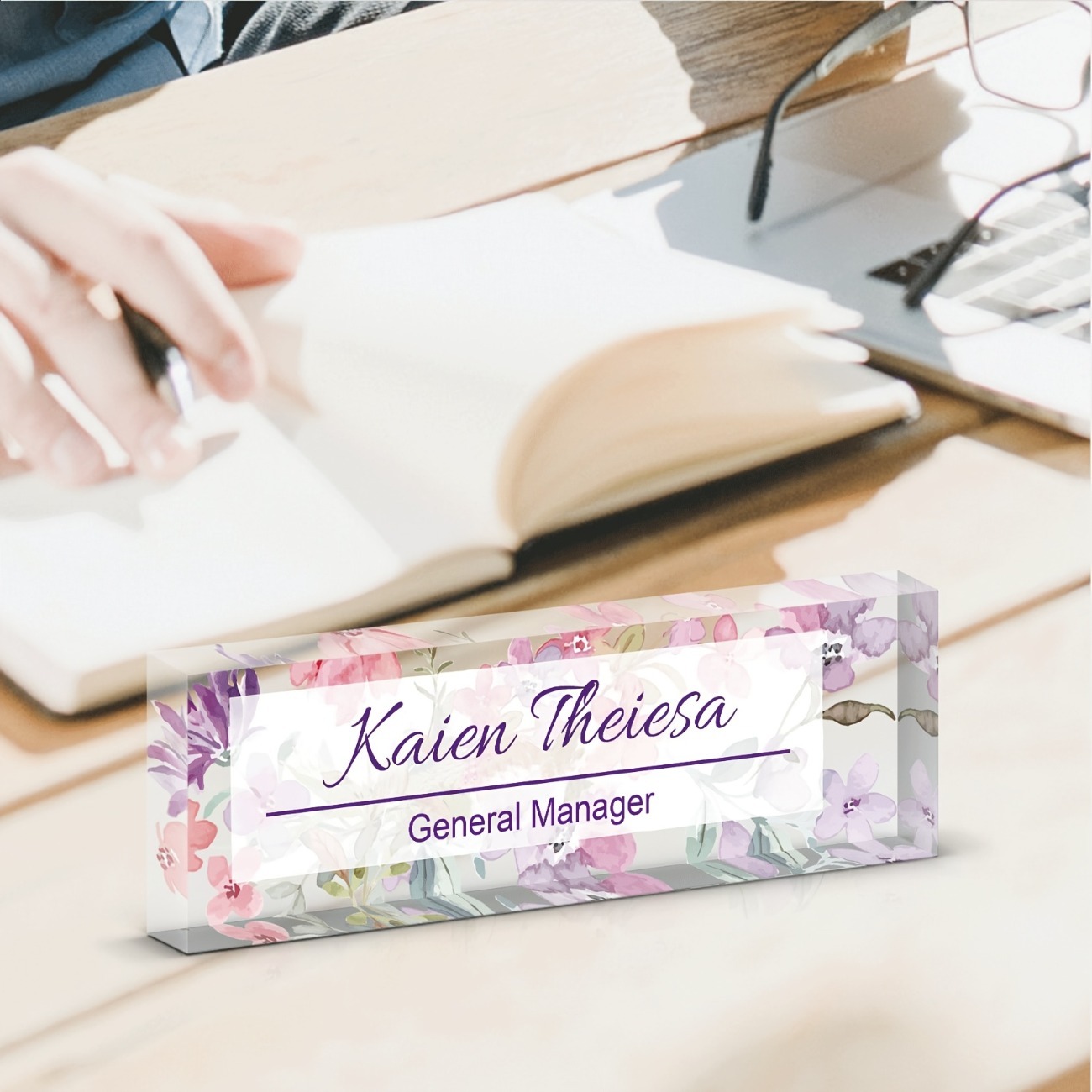 Custom Acrylic Desk Name Plate - Desk Name Plate reseña y precio