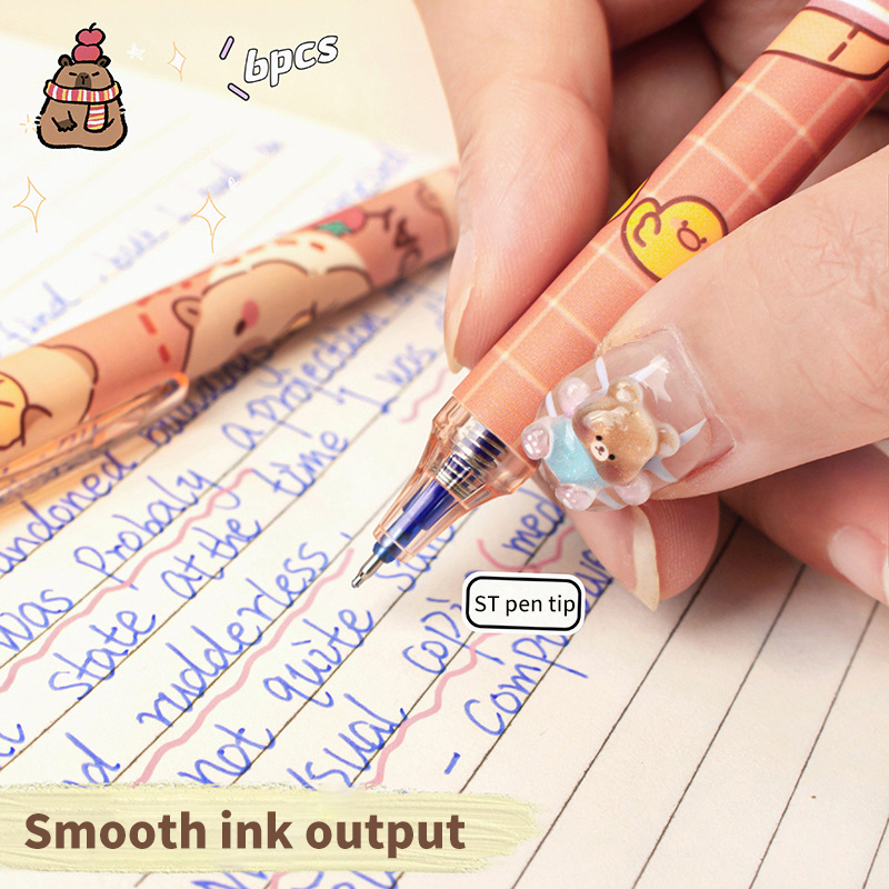 6Pcs Lovely Black and Blue Gel - Fountain Pen Ink reseña y precio