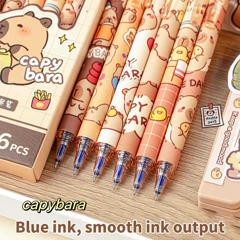 6Pcs Lovely Black and Blue Gel - Fountain Pen Ink reseña y precio