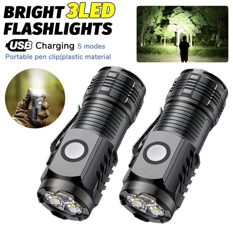 Portable Mini LED Handheld Fla - Stationery Supply reseña y precio