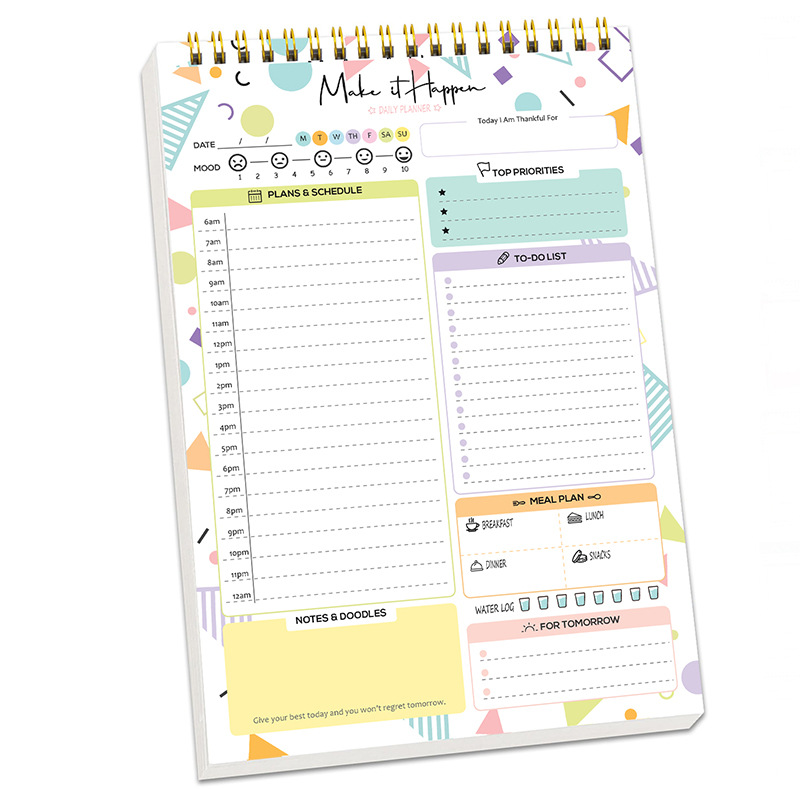 Planner Agenda Spiral A5 Noteb - Office Stationery Supply List reseña y precio