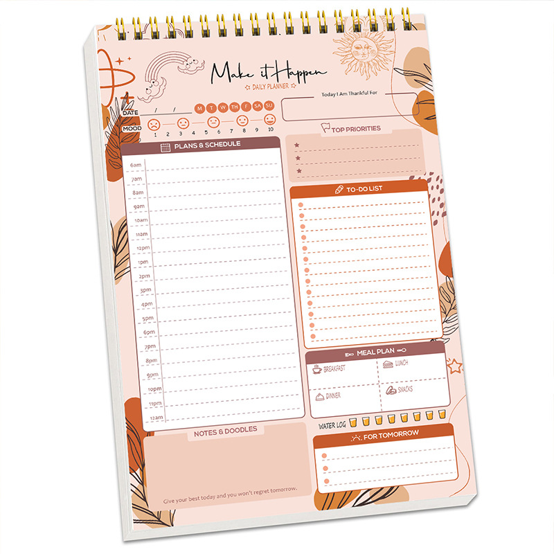Planner Agenda Spiral A5 Noteb - Office Stationery Supply List reseña y precio
