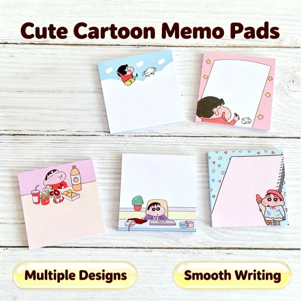 Crayon Shin-chan sticky notes. - Memo Pad Sticky reseña y precio