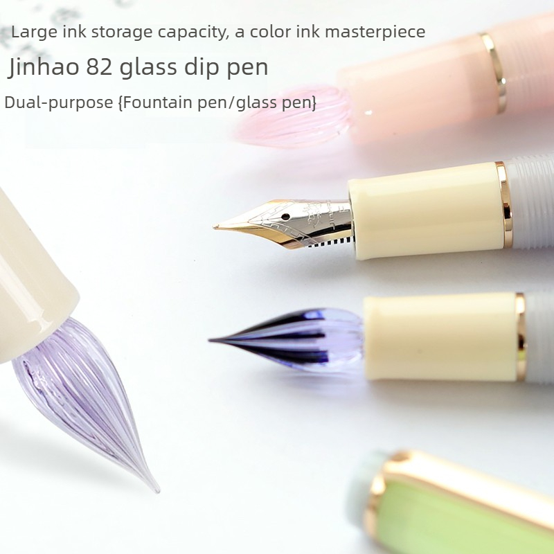 JINHAO 82 Glass Dip Pens One S - Fountain Pen Ink reseña y precio