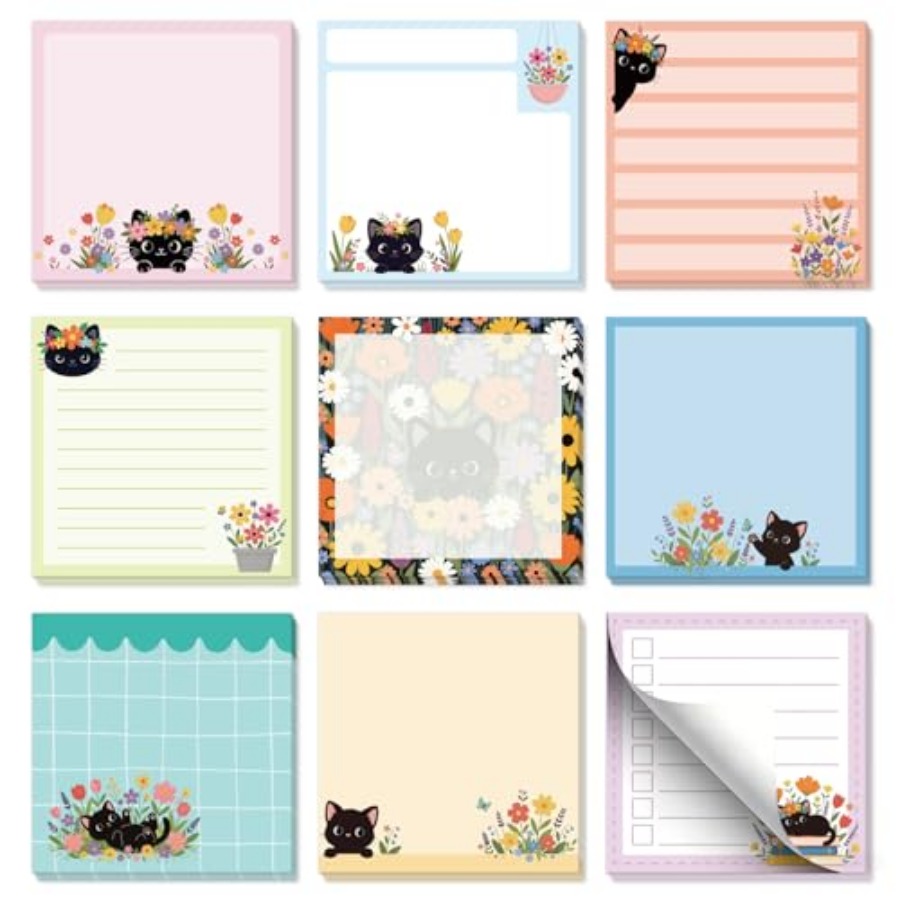 9pcs 540 Sheets Cute Sticky No - Memo Pad Sticky reseña y precio
