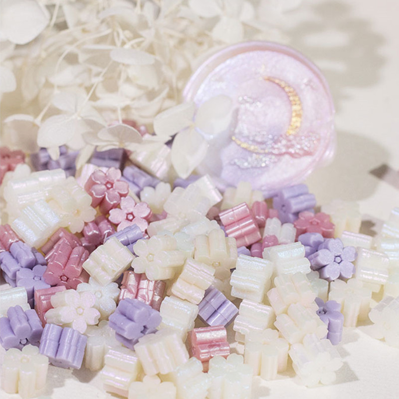 Mixed Color Glitter Sakura Wax - Wax Seal Stamp Kit reseña y precio
