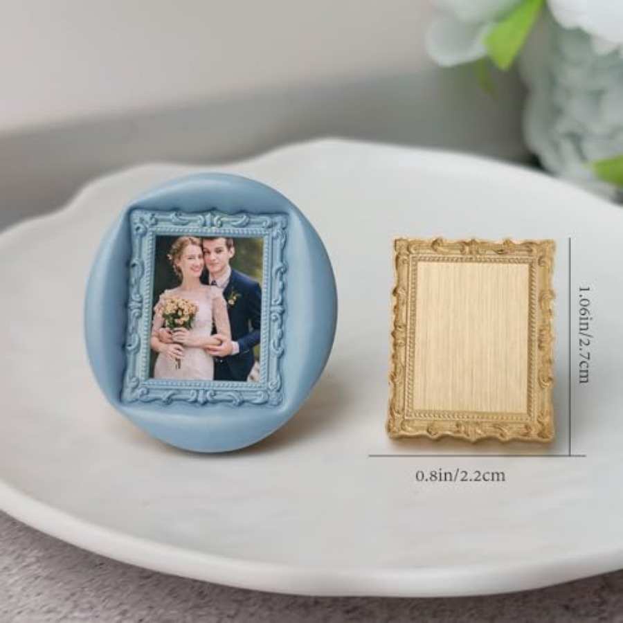 Frame Wax Seal Stamp, 3D Embos - Wax Seal Stamp Kit reseña y precio