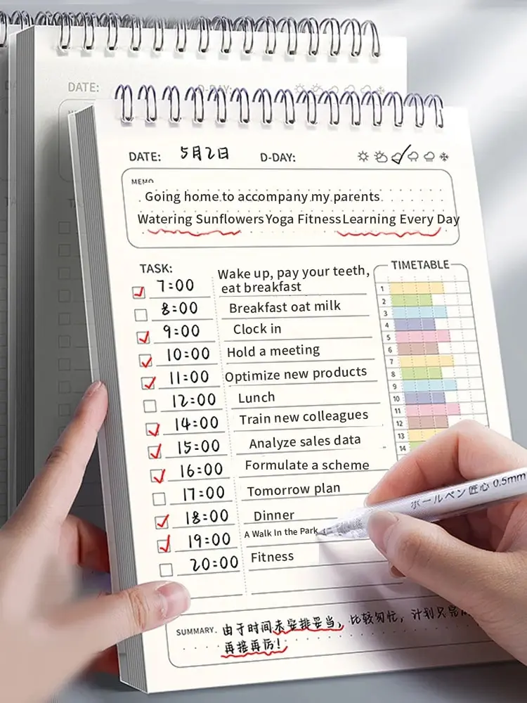 1pc Planner Agenda Spiral A5 N - Office Stationery Supply List reseña y precio
