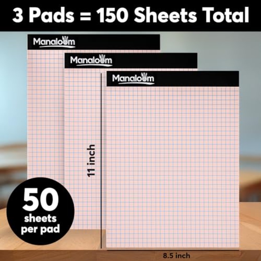 Graph Paper Pad 8.5 x 11 Inch  - Graph Paper Pad reseña y precio