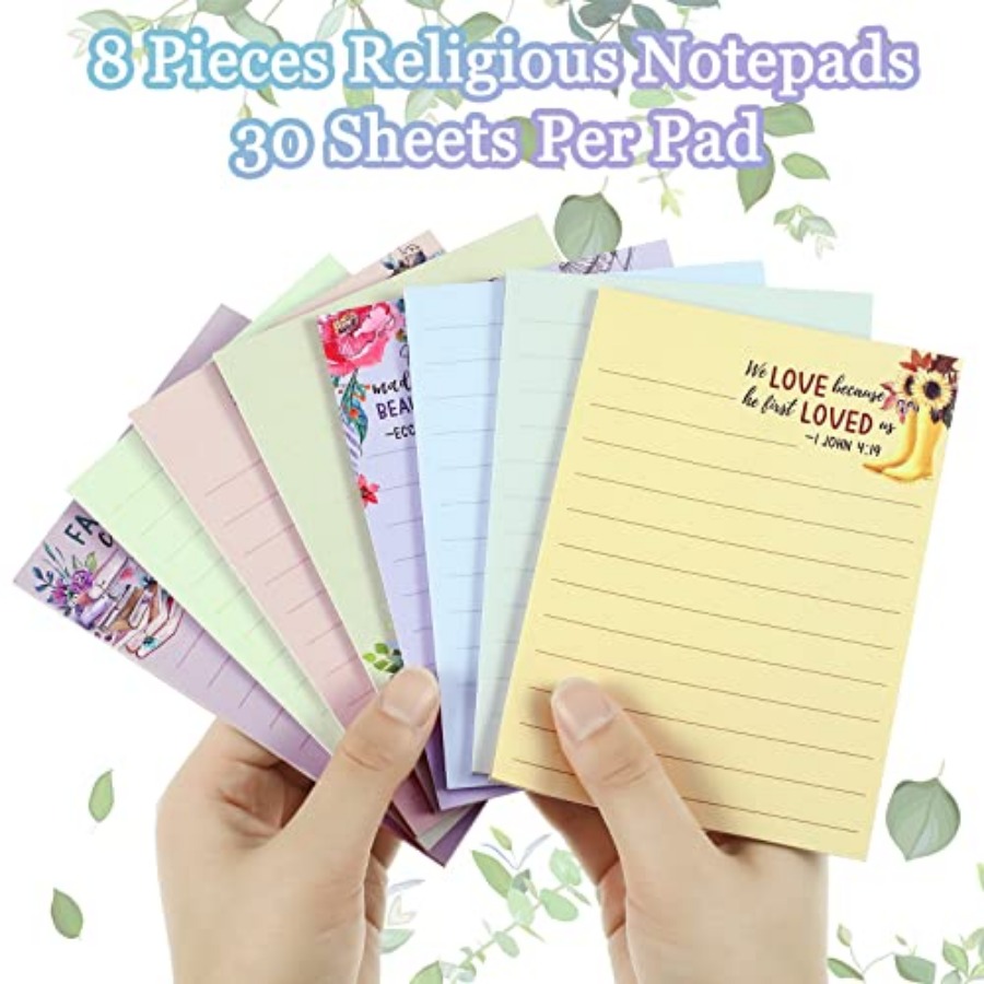 8 Pack Bible Sticky Notes 240  - Memo Pad Sticky reseña y precio
