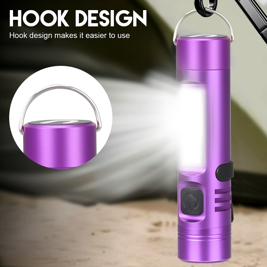 Mini LED COB Keychain Flashlig - Stationery Supply reseña y precio