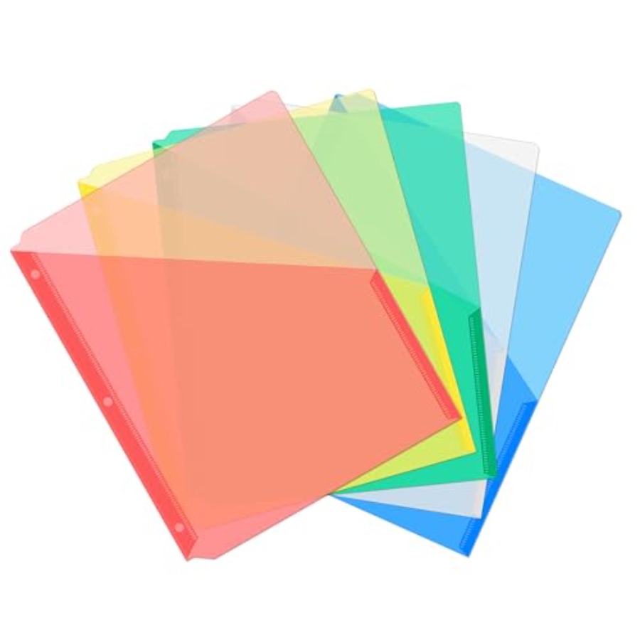 5 Pack Binder Pockets 3 Hole P - Paper Punch 3 Hole reseña y precio