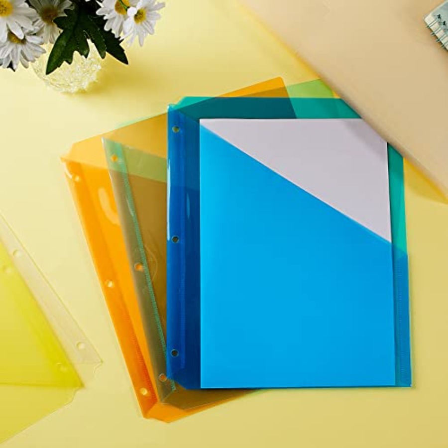 5 Pack Binder Pockets 3 Hole P - Paper Punch 3 Hole reseña y precio
