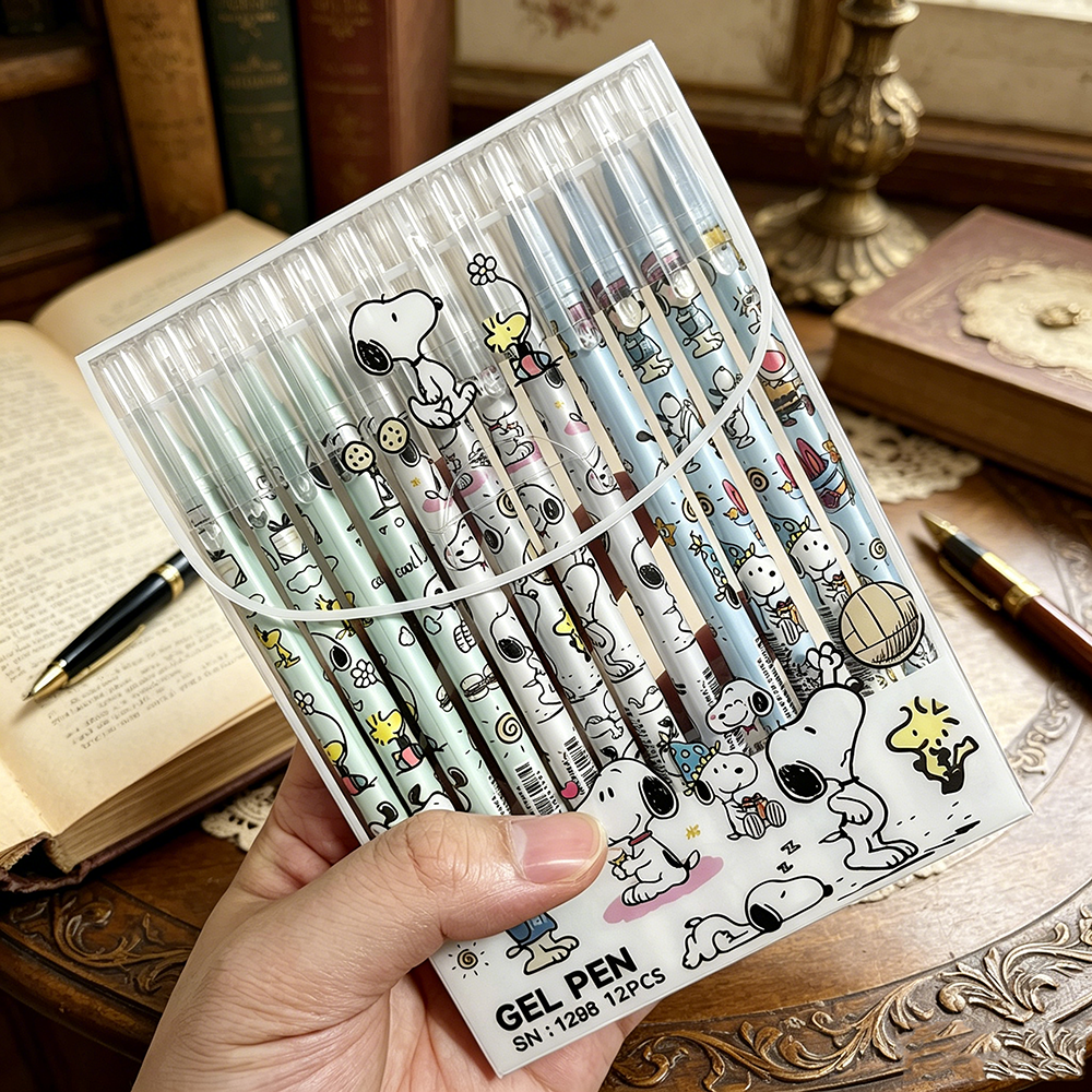 12pcs Snoopy Premium Erasable  - Stationery Supply reseña y precio