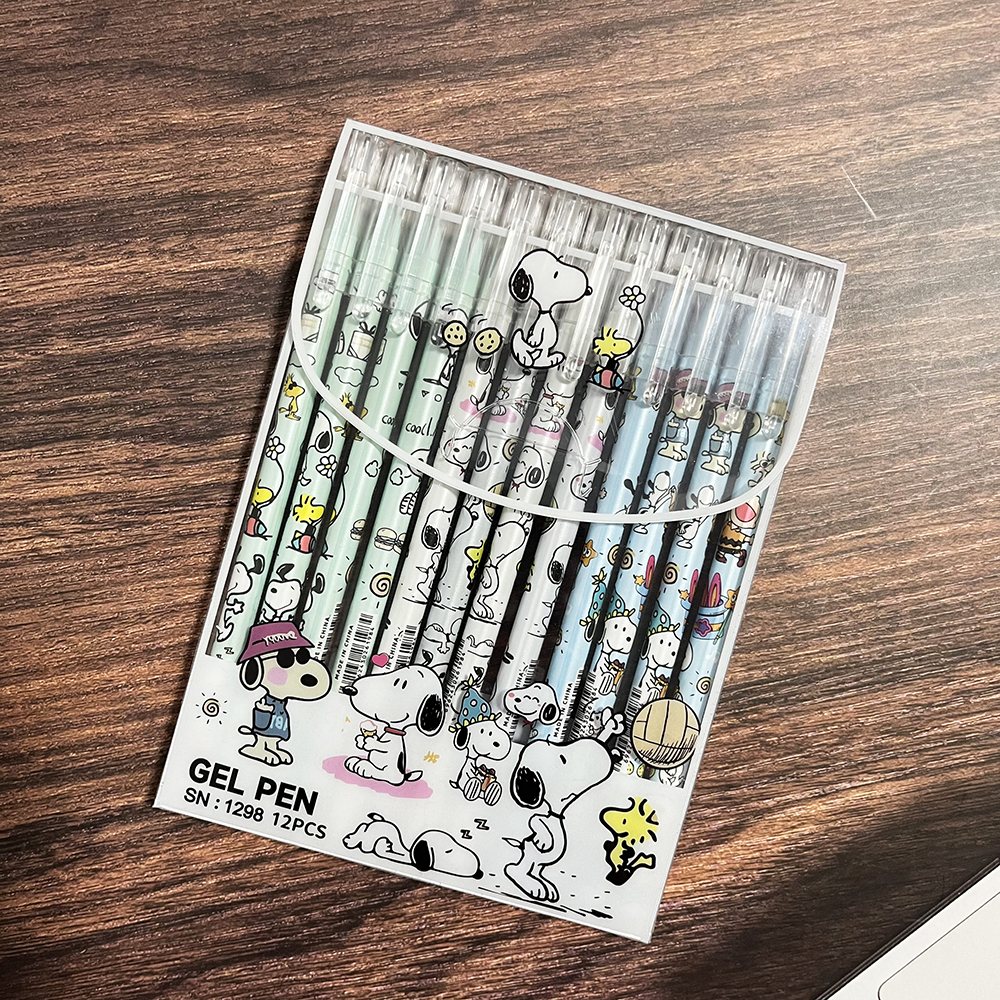 12pcs Snoopy Premium Erasable  - Stationery Supply reseña y precio