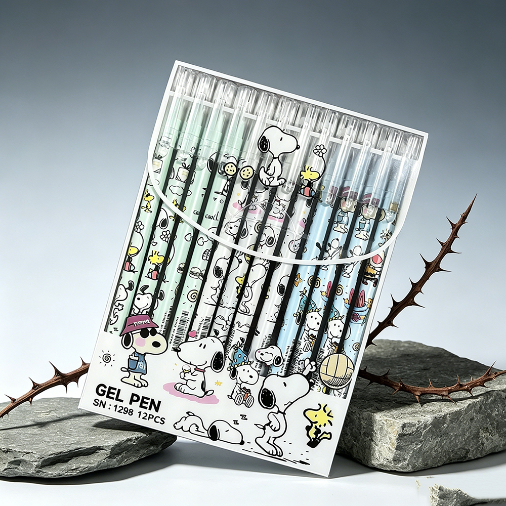 12pcs Snoopy Premium Erasable  - Stationery Supply reseña y precio