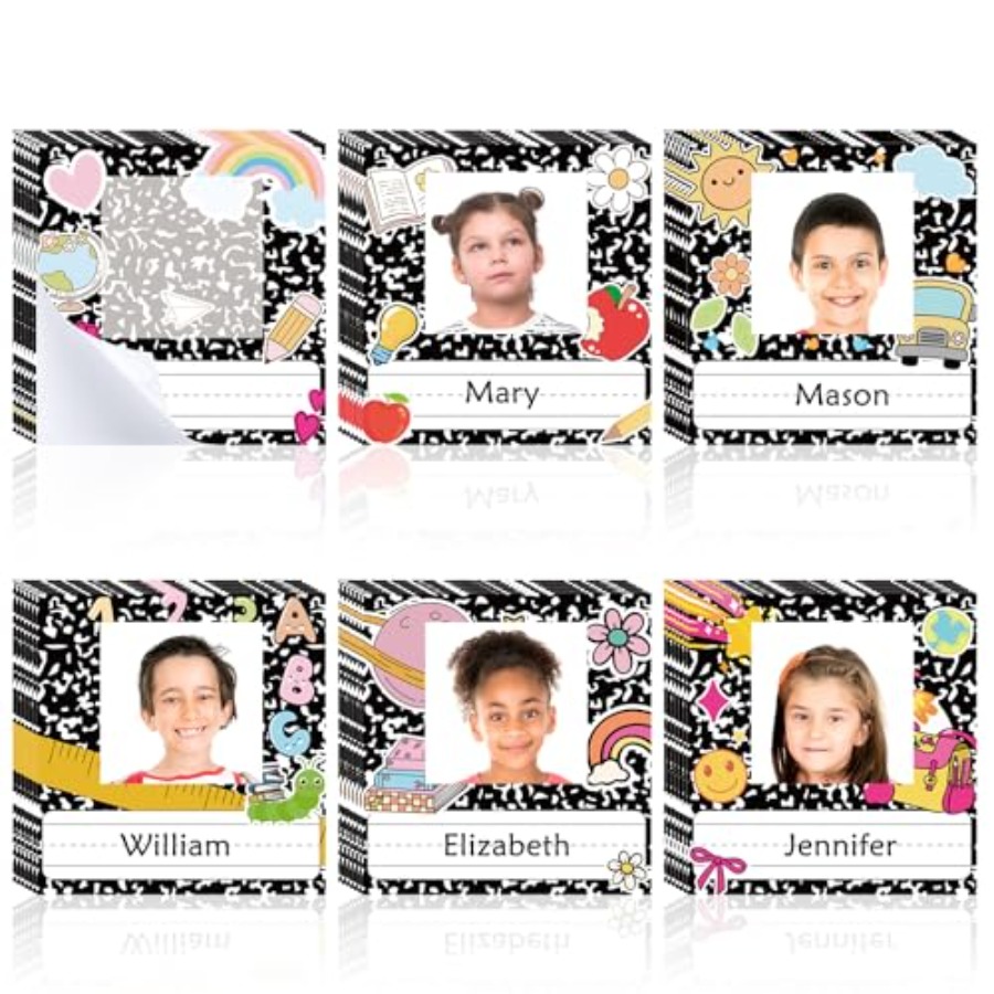 42pcs Name Tags for Desk Photo - Desk Name Plate reseña y precio