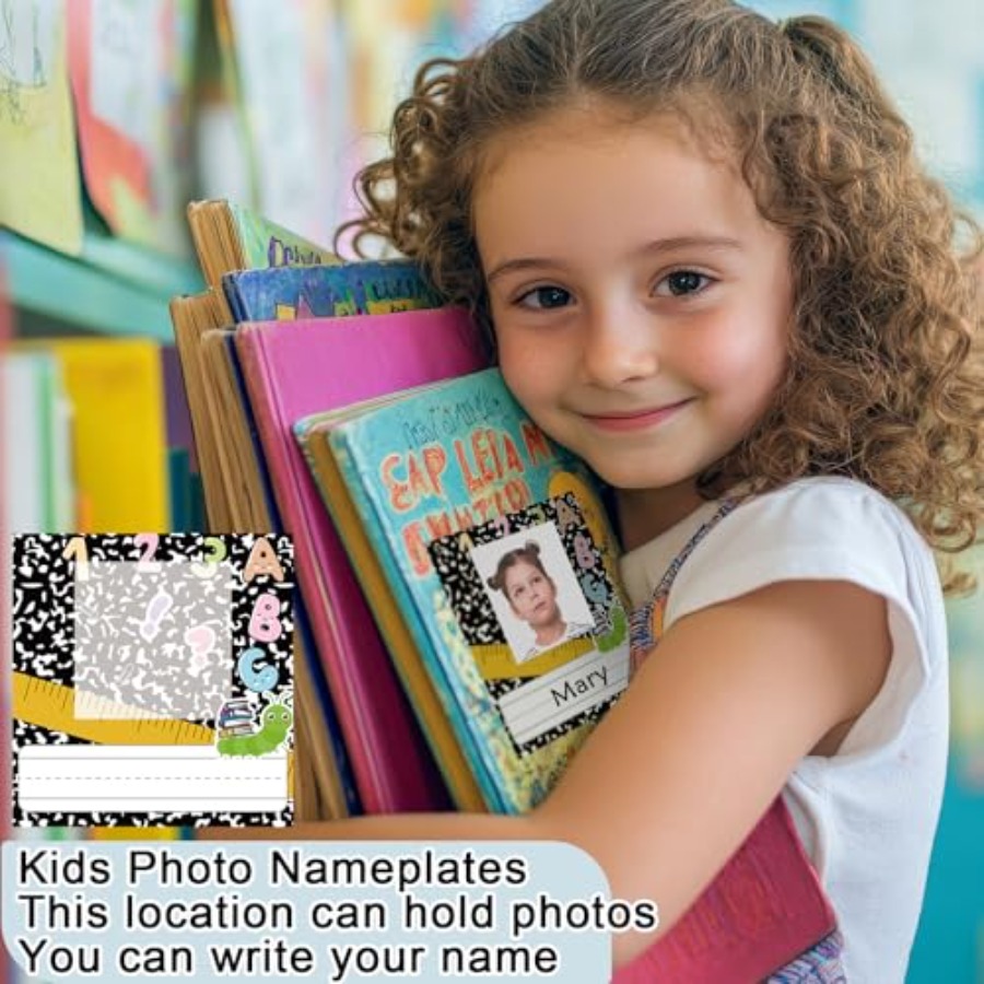 42pcs Name Tags for Desk Photo - Desk Name Plate reseña y precio