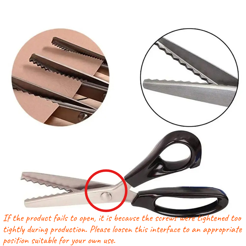 Stainless Steel Pinking Scisso - Scissors Stainless Craft reseña y precio