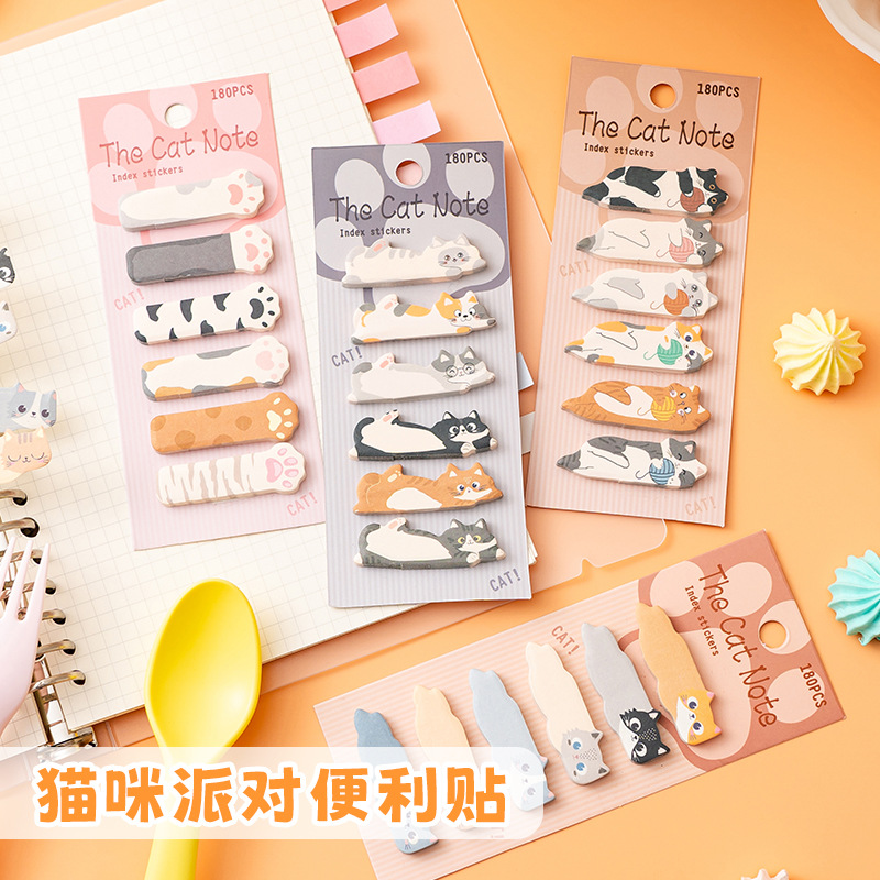 40packs Kawaii Cat Memo Pad St - Stationery Office Items List reseña y precio