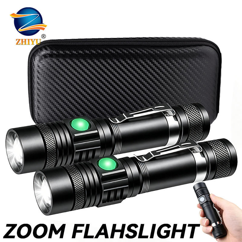 T6 LED Rechargeable Flashlight - Stationery Supply reseña y precio