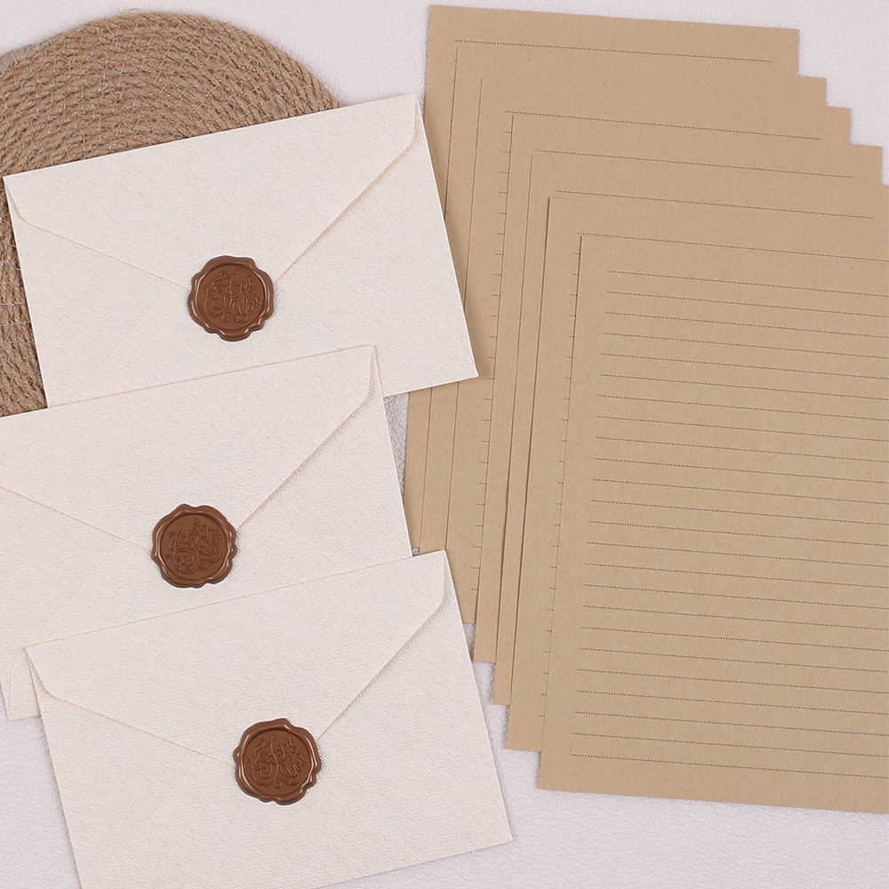 Stationery Set with Envelopes  - Wax Seal Stamp Kit reseña y precio