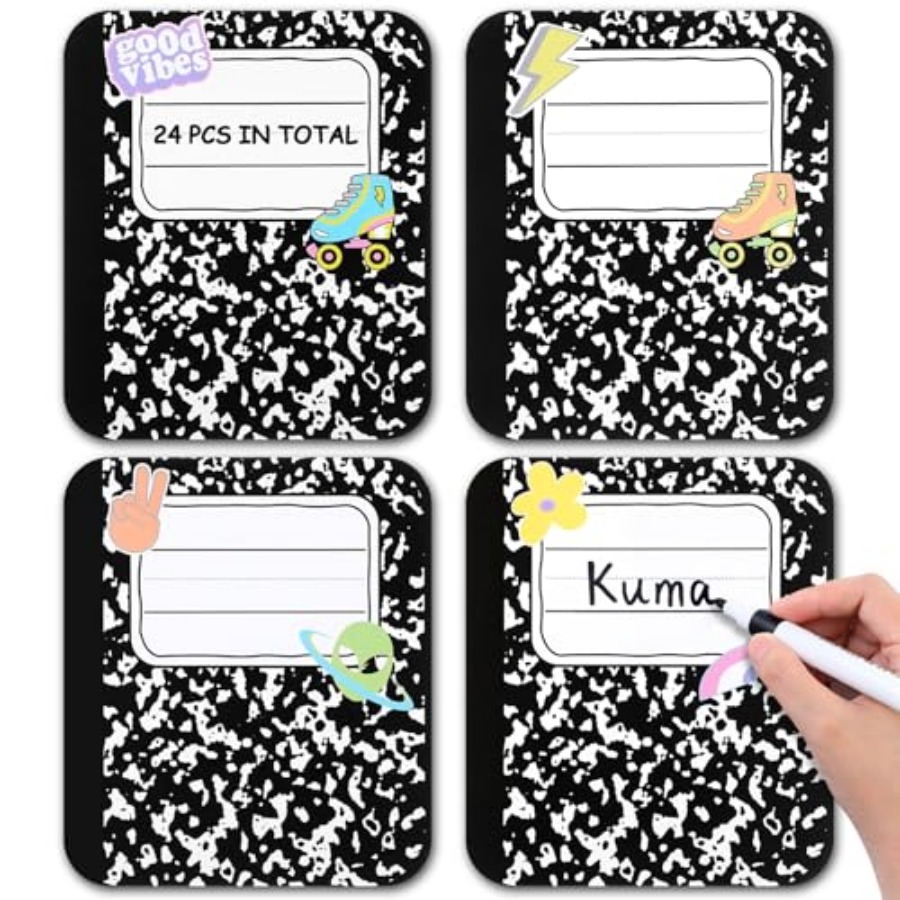 24 Pcs Desk Name Tags Composit - Desk Name Plate reseña y precio