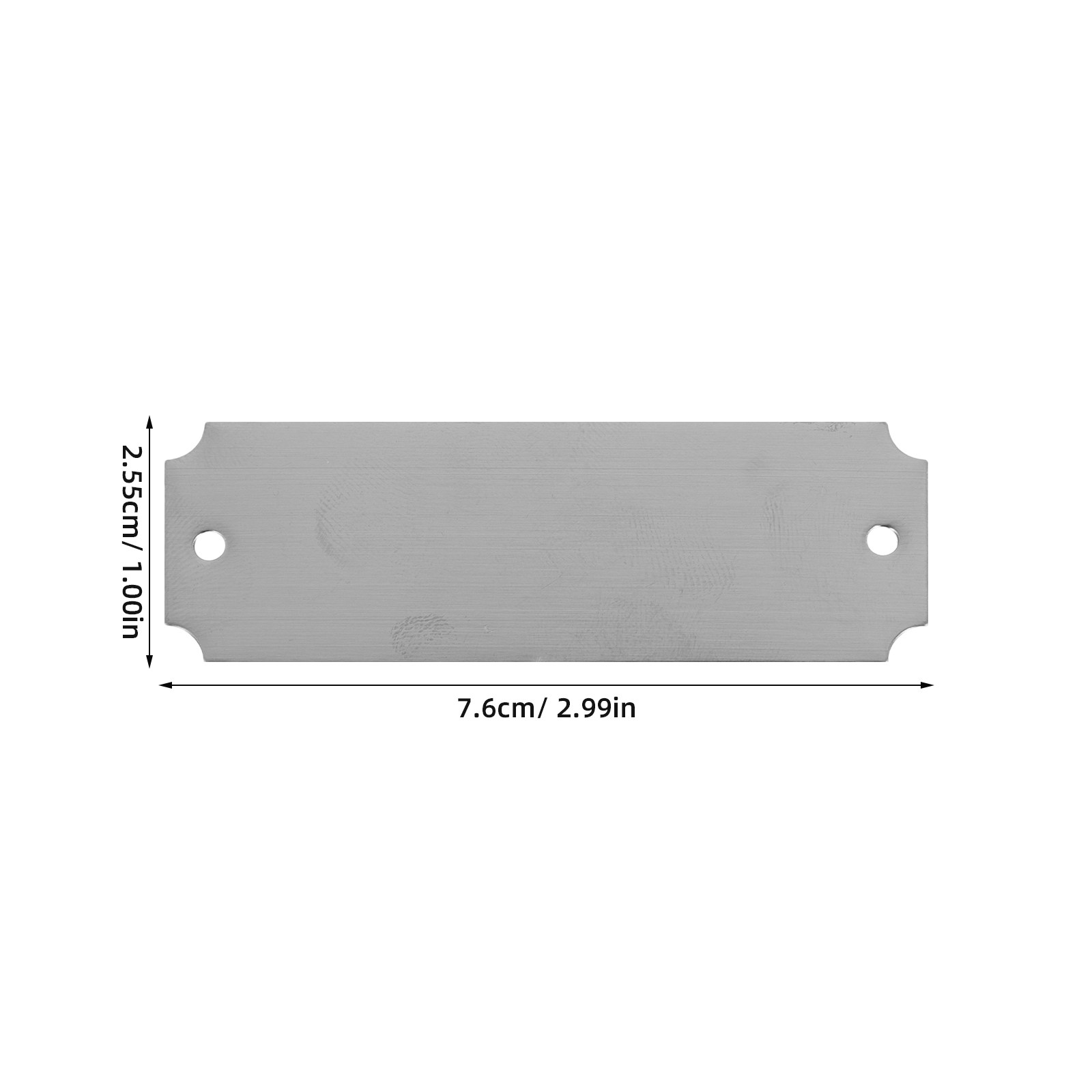 12Pcs Stainless Steel Blank Na - Desk Name Plate reseña y precio