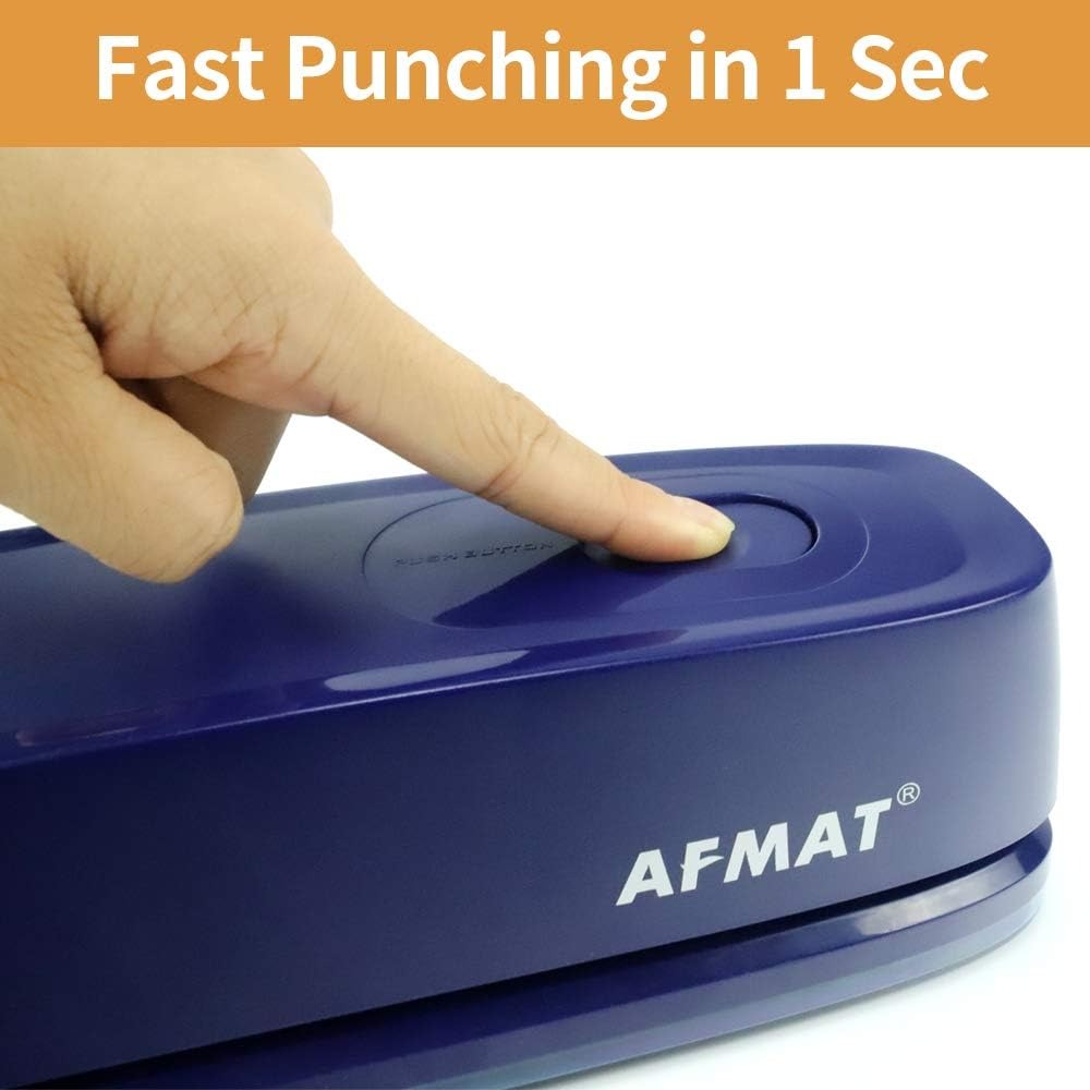 AFMAT 3 Hole Punch Heavy Duty, - Paper Punch 3 Hole reseña y precio