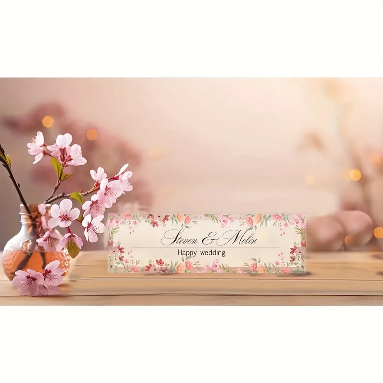 Customizable 2D Acrylic Desk N - Desk Name Plate reseña y precio
