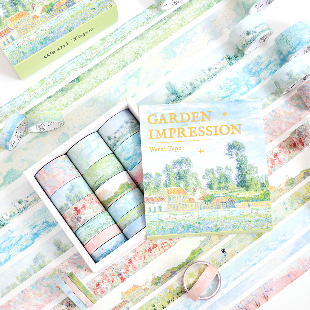 20 Rolls Vintage Garden Washi  - Stationery Supply reseña y precio