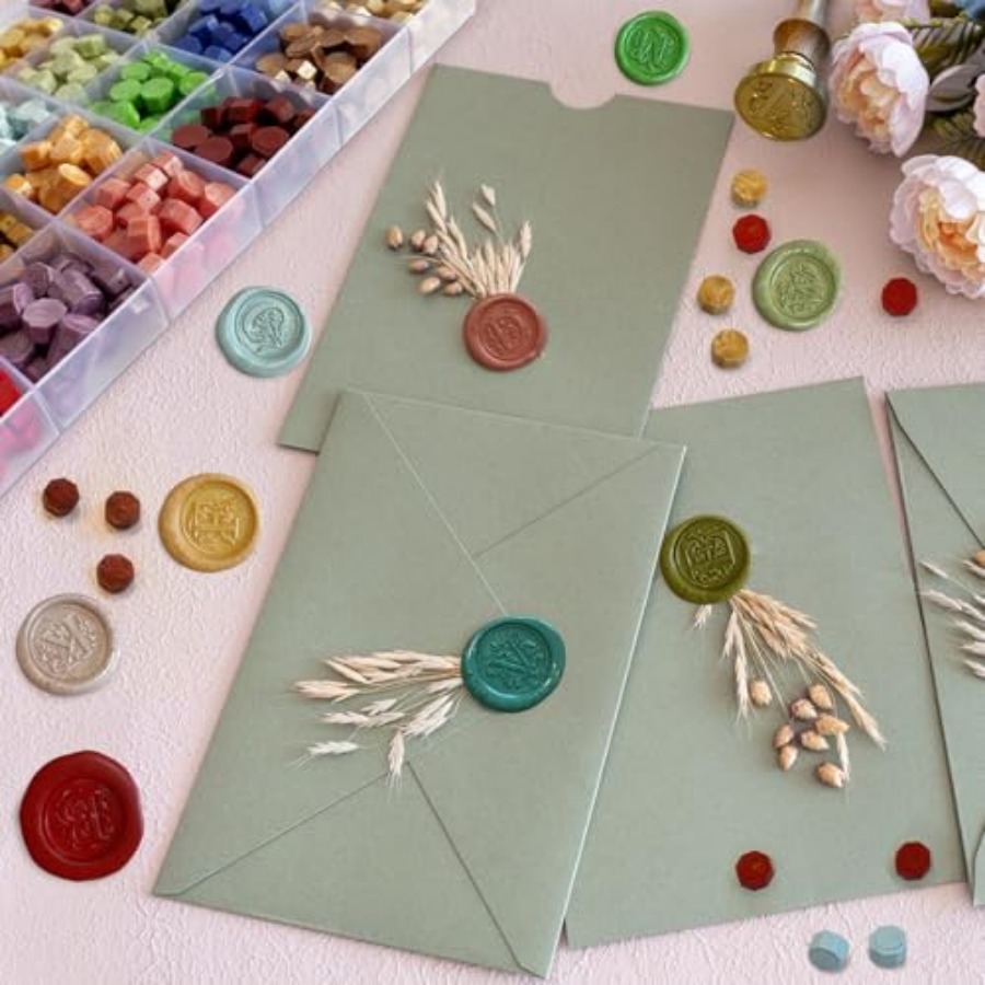 Wax Seal Stamp Kit - Sealing W - Wax Seal Stamp Kit reseña y precio