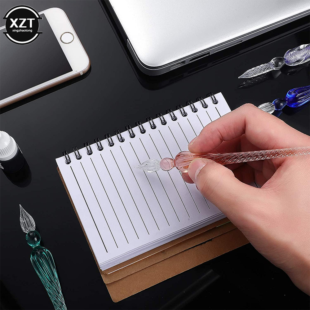 1Pcs new Vintage Glass Dip Dip - Fountain Pen Ink reseña y precio
